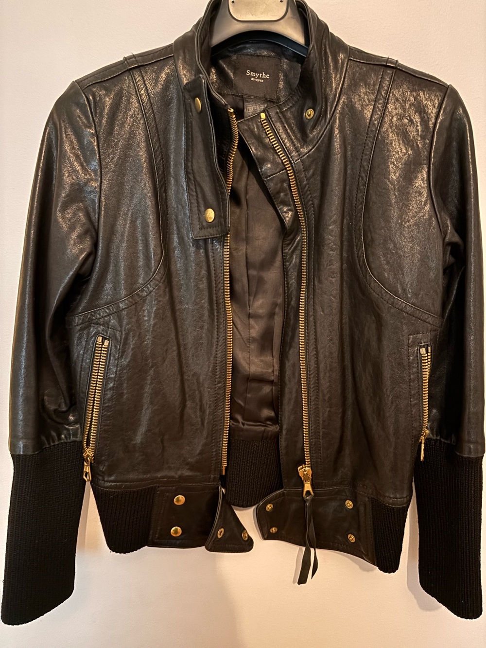 Smythe Leather Bomber Jacket